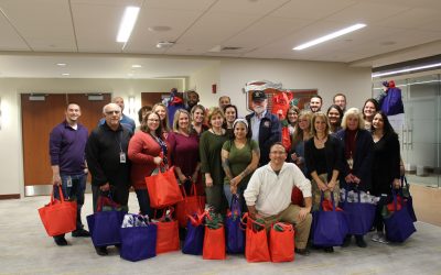 COCC employees prepare care packages for disabled veterans